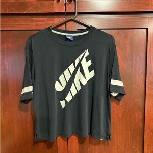 Nike Black and White Crop Top